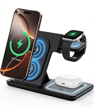 3-in-1 Wireless Charging Station Stand Wholesale